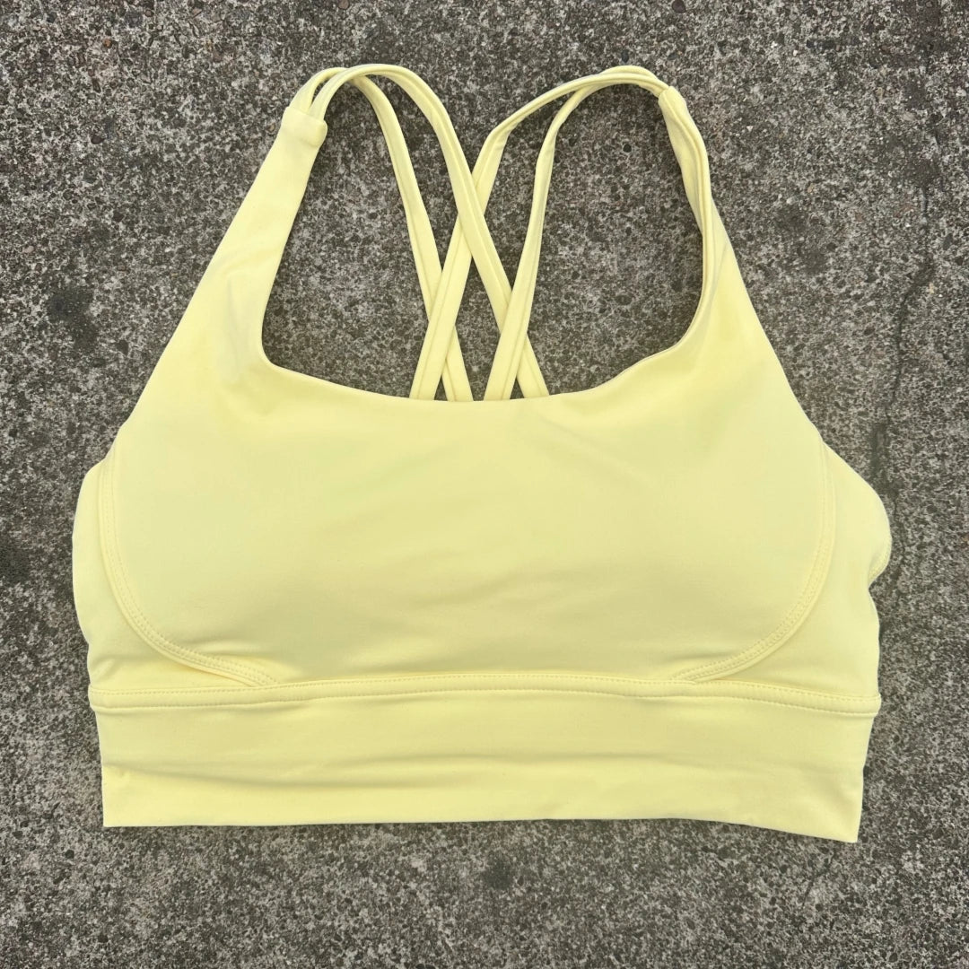 Women's Thin Strap Cross Back Sports Bra