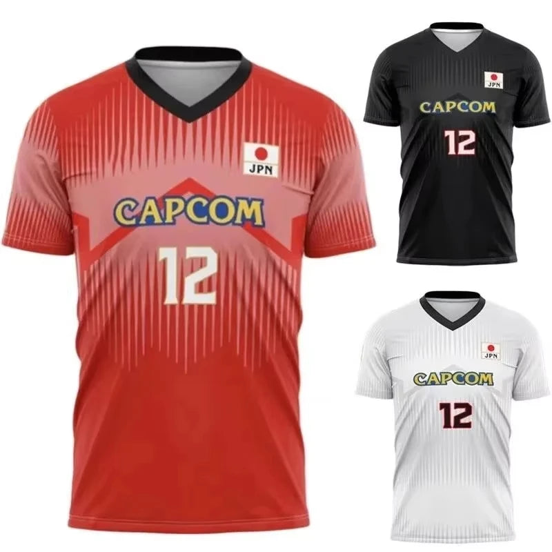 Japan Number Twelve Volleyball Short Sleeve Jersey For Sports Outfits