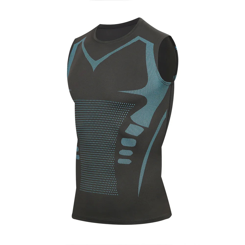 Fitted Sports Compression Shirt with Original Sleeve Style Options