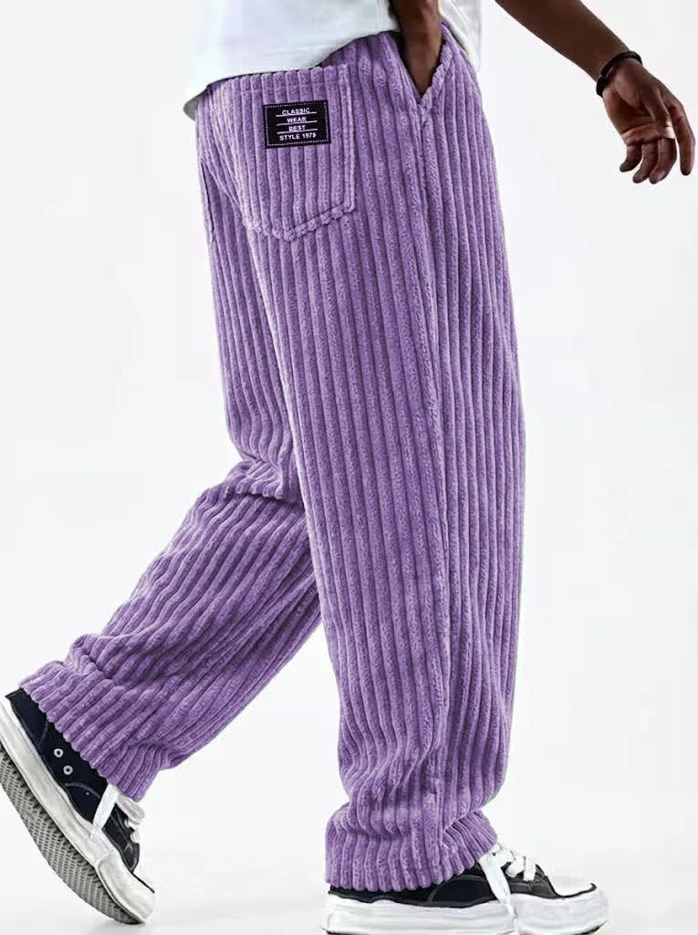 Men's Drawstring Waist Casual Pants For Everyday Wear