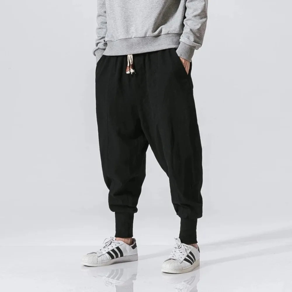 Men's Elastic Waist Casual Pants For Everyday Wear