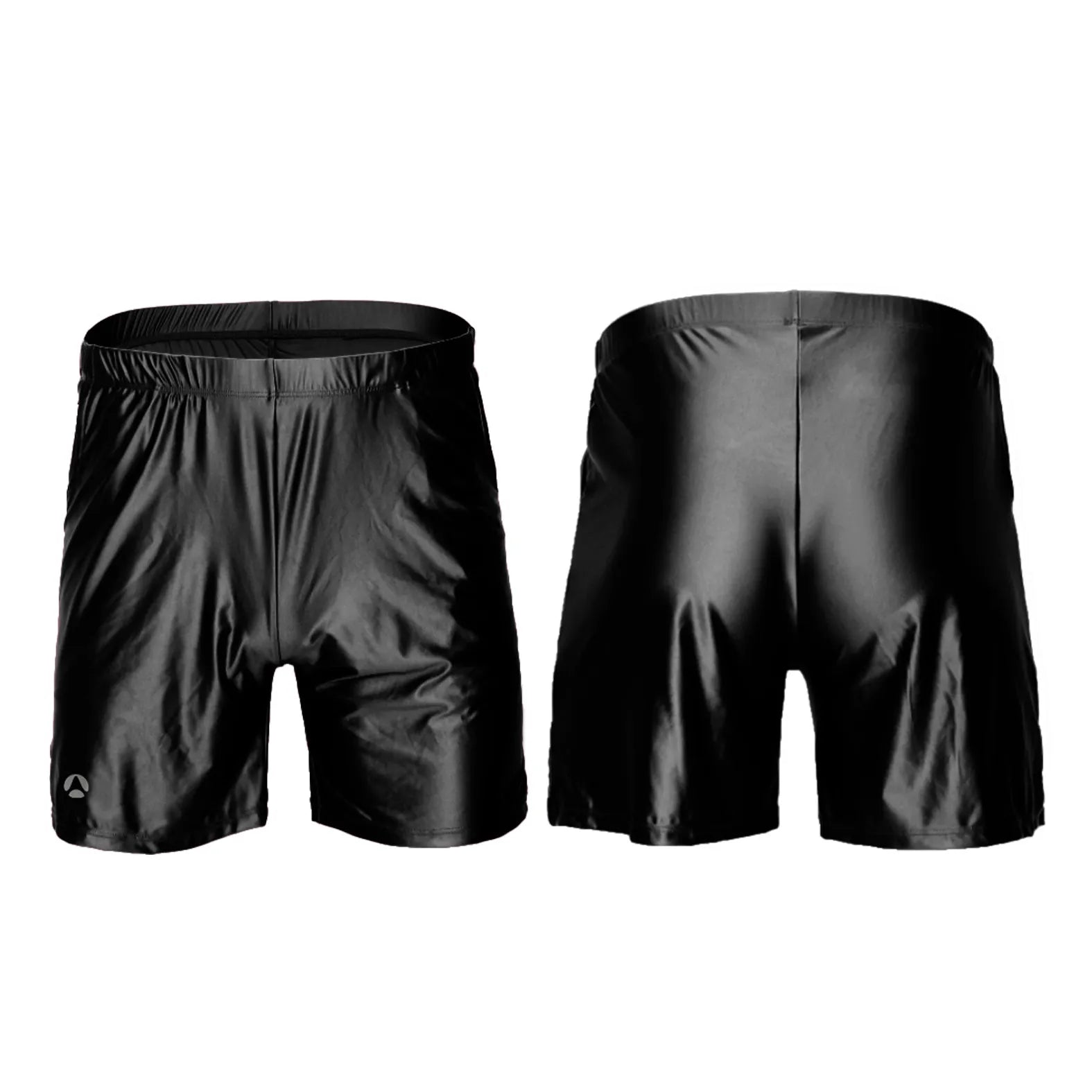 Men's Glossy Short Sleeve T-Shirt with Separate Bottom Options