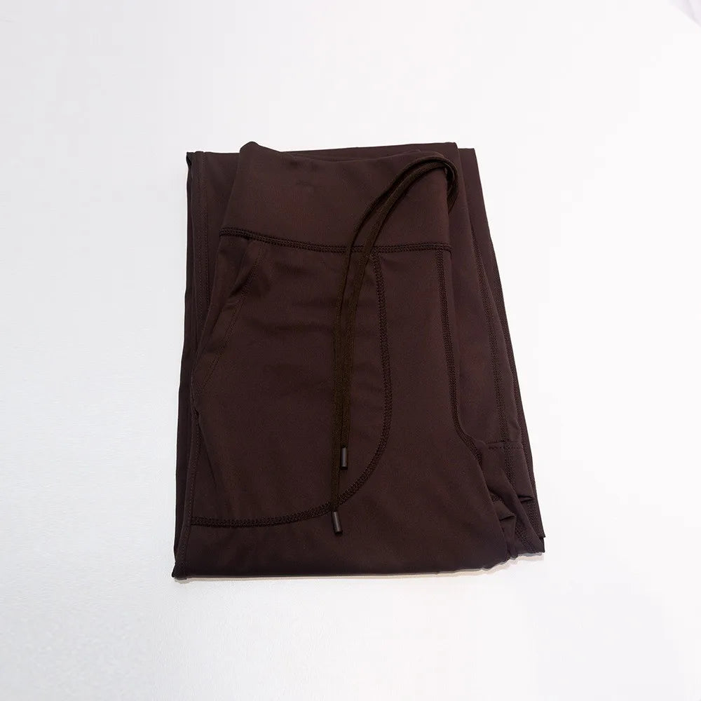 Women's High Waist Nylon Blend Wide Leg Pants for Casual Outdoor Outfits