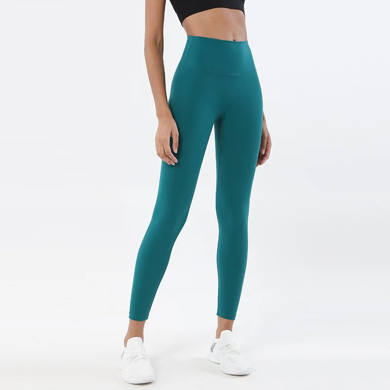 Women's Side Pocket Full Length Leggings For Workout Outfits