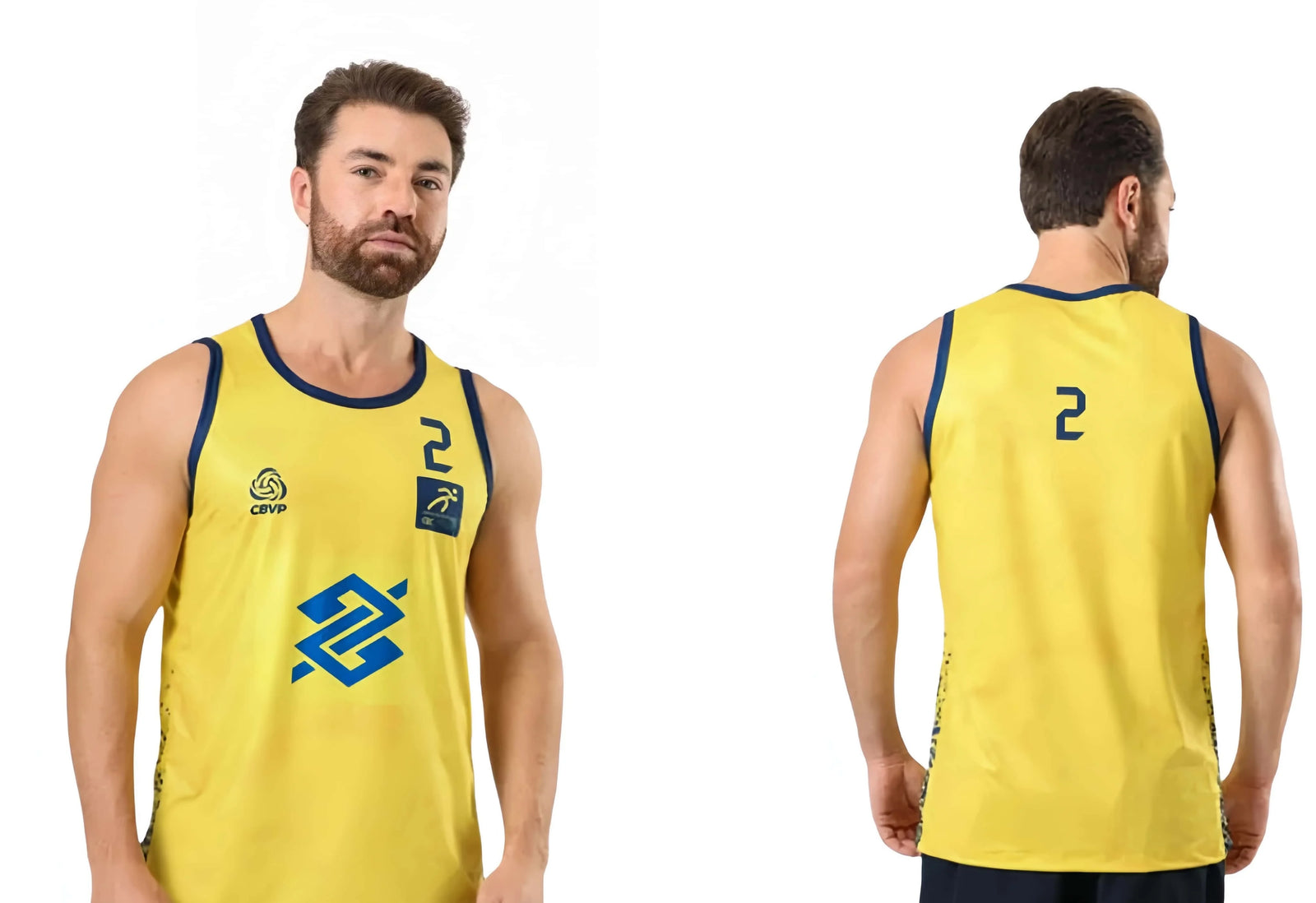 Number Two Volleyball Sleeveless Tank Top For Sports Outfits