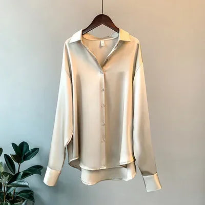 Women's Collared Long Sleeve Shirt