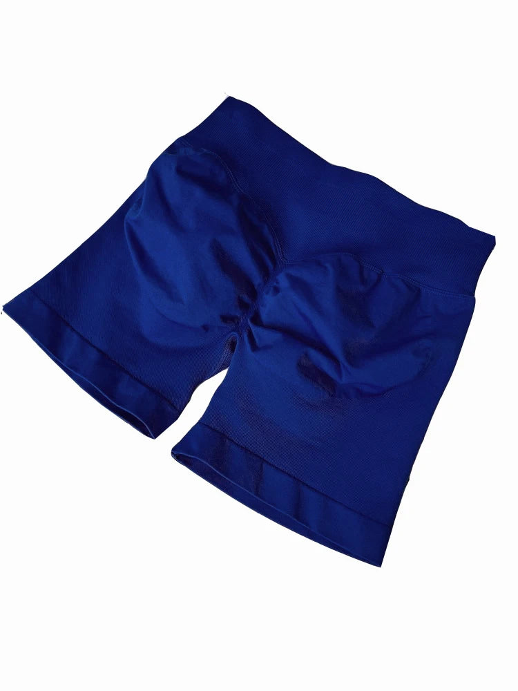 Women's Scrunch Back Nylon Blend Shorts for Yoga and Gym Training