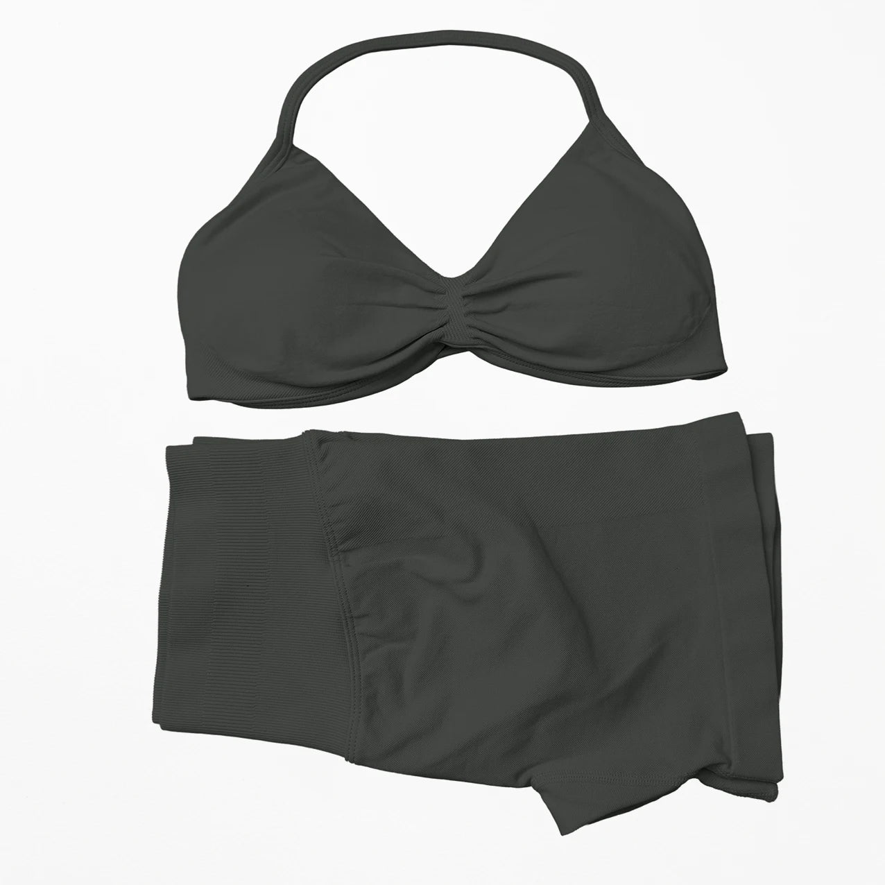 Women's Halter Bra And Shorts Yoga Set For Workout Outfits