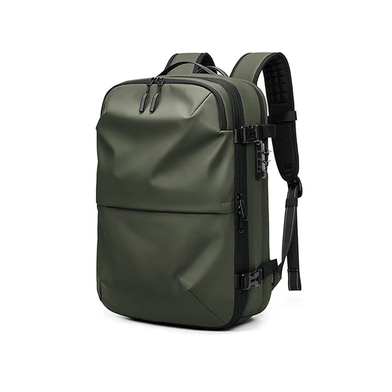 Vacuum Compression Travel Backpack with Separately Labelled Pump and Bag Options