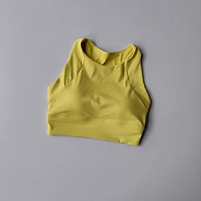 Women's High Neck Racerback Sports Bra