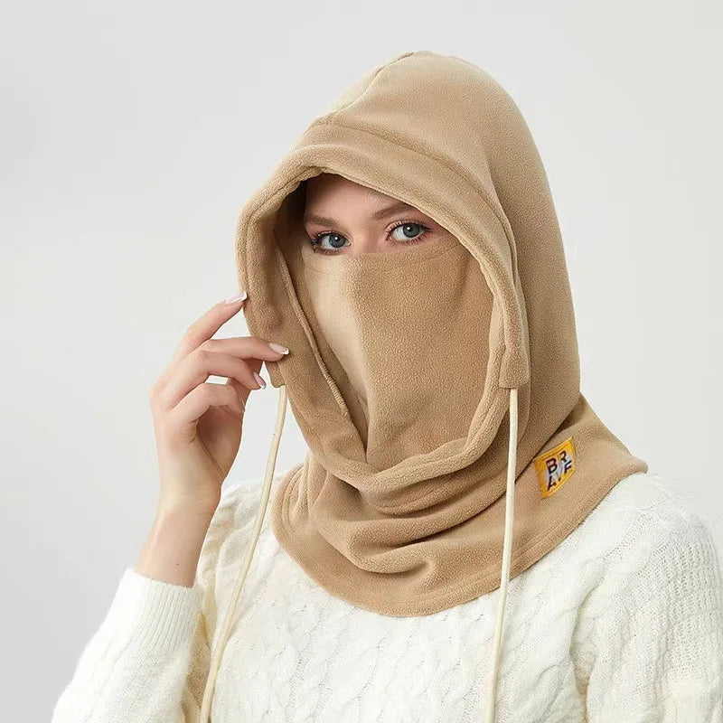 Drawstring Balaclava Hood with Head and Neck Coverage