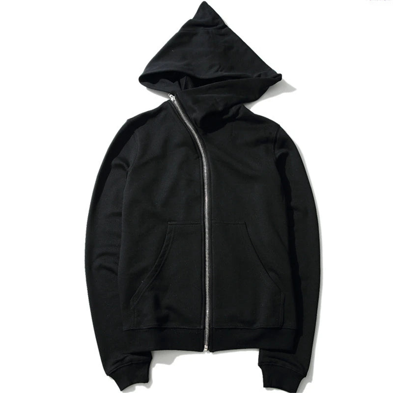 Long Sleeve Full Zip Casual Hooded Sweatshirt for Layering