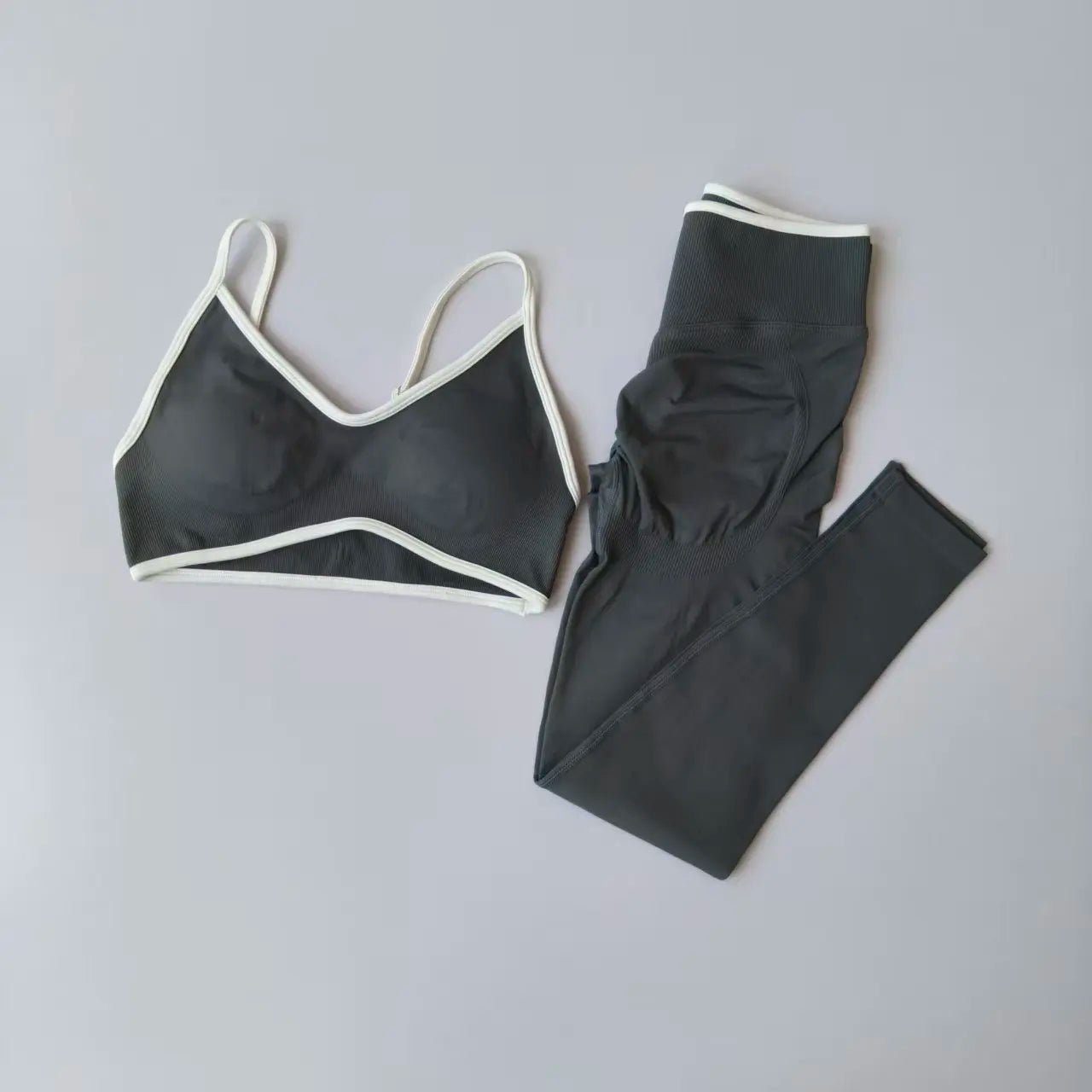 Women's Cross Back Bra And Leggings Yoga Set