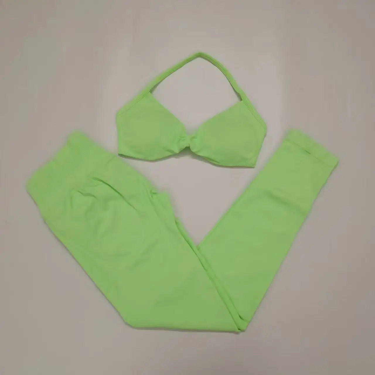 Women's Strappy Bra And Leggings Yoga Set For Workout Outfits