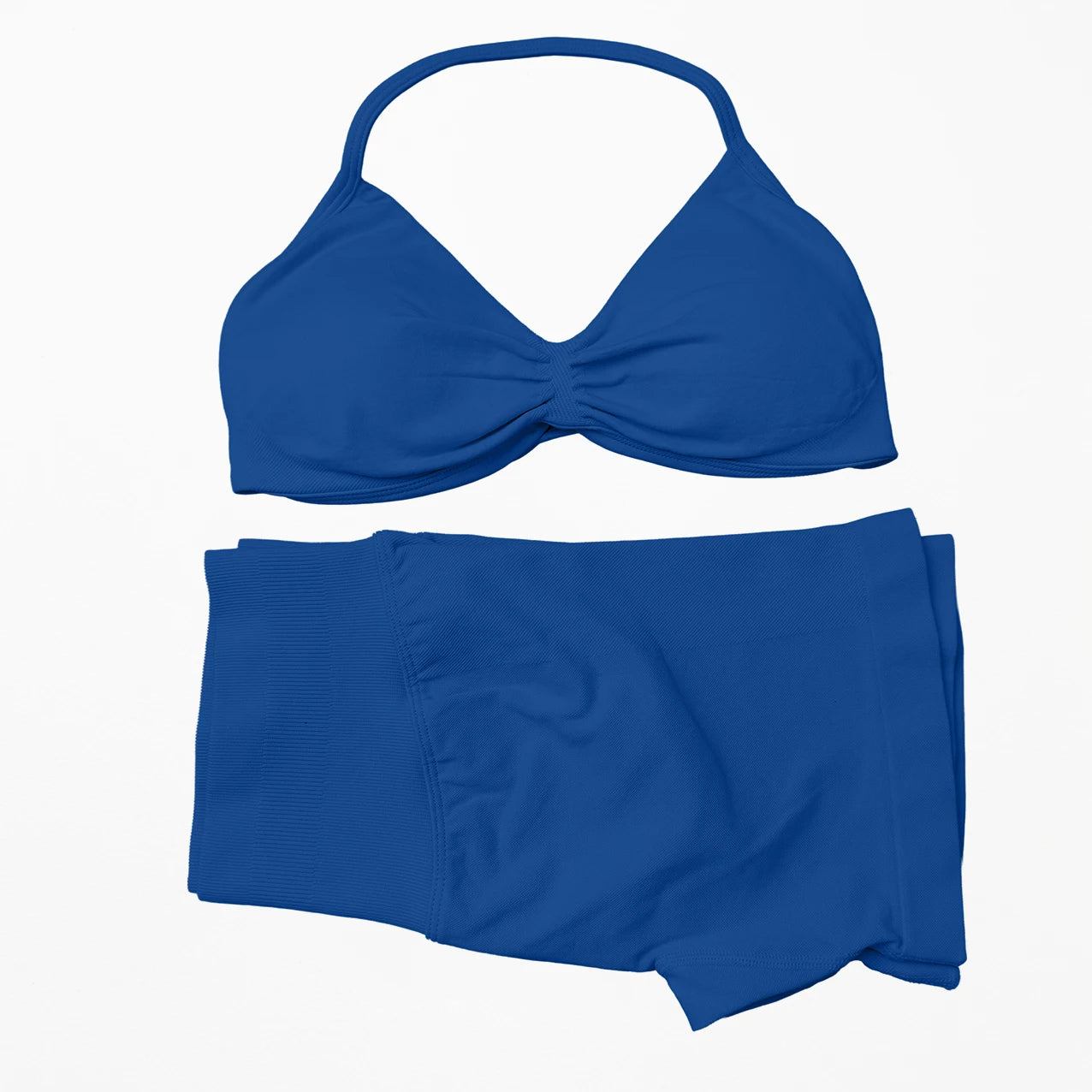 Women's Halter Bra And Shorts Yoga Set For Workout Outfits