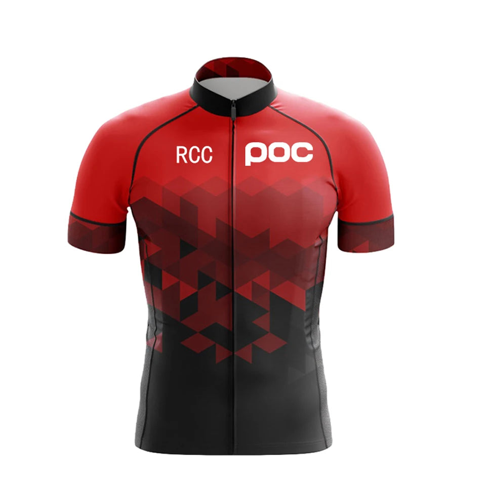 Men's Short Sleeve Cycling Jersey Set for Summer Road Bike Riding