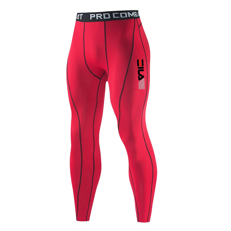 Men's Fitted Training Leggings for Gym and Running
