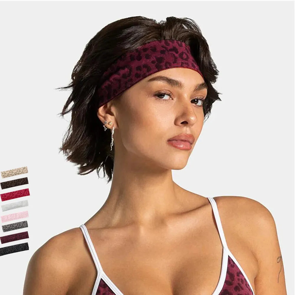 Women's Leopard Bra And Bottoms Yoga Set For Workout Outfits