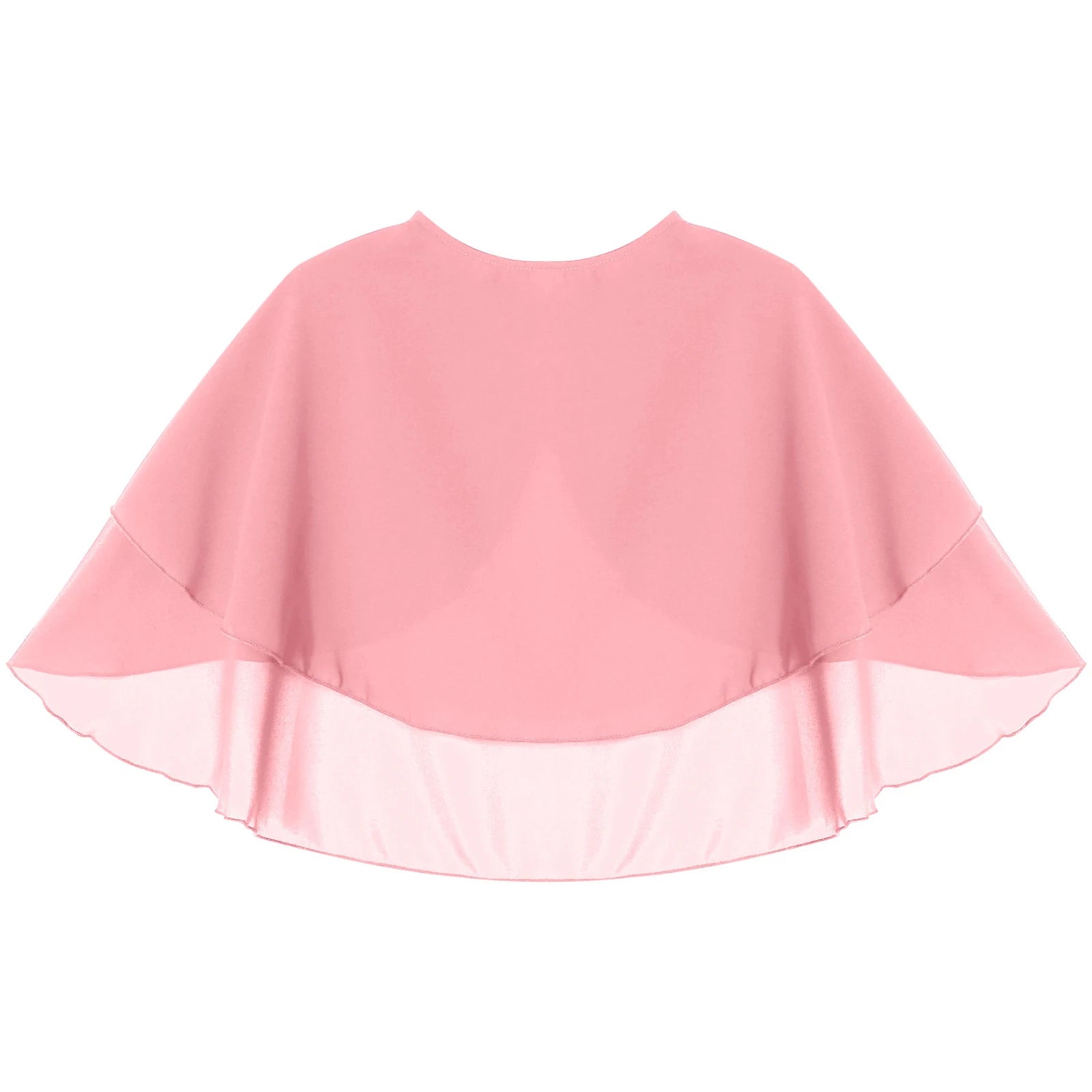Layered Chiffon Capelet for Layering over Dresses and Tops