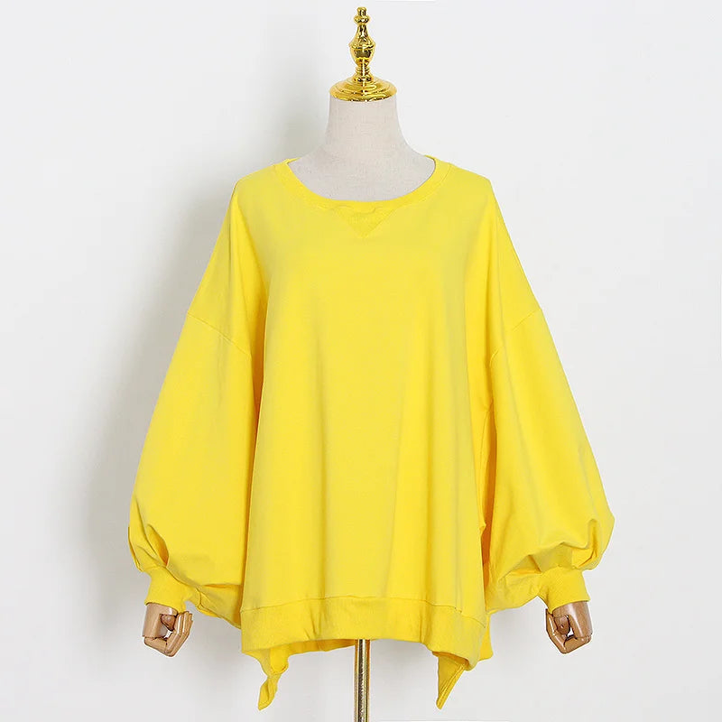 Long Sleeve Casual Pullover Sweatshirt with Original Style Options