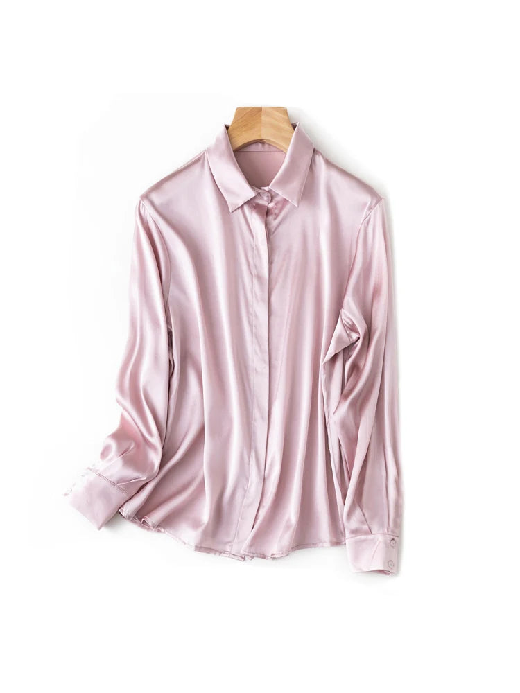 Women's Collared Long Sleeve Shirt
