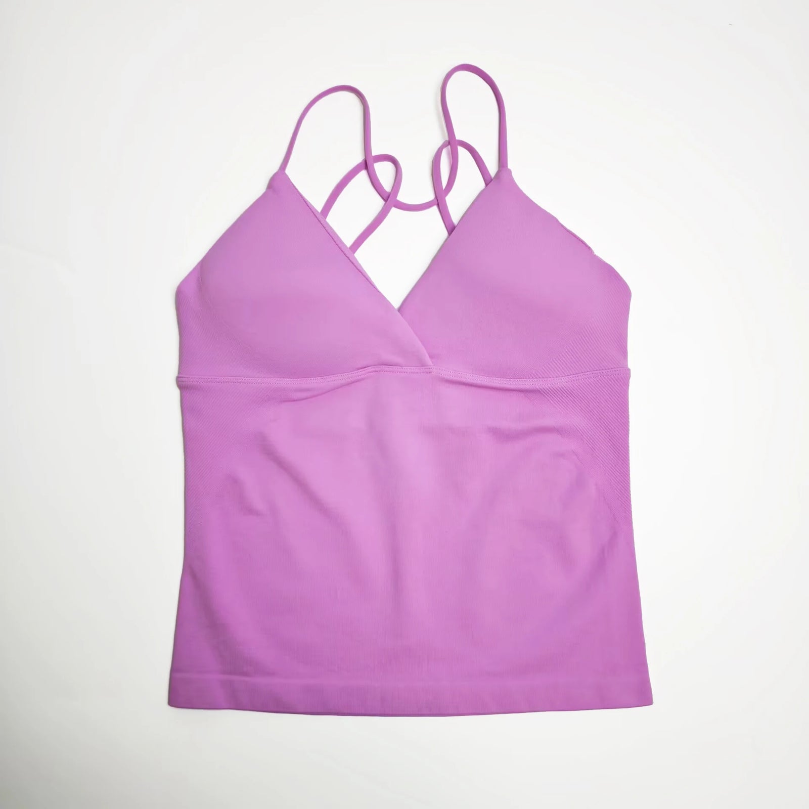 Women's Twist Front Thin Strap Tank Top For Workout Outfits