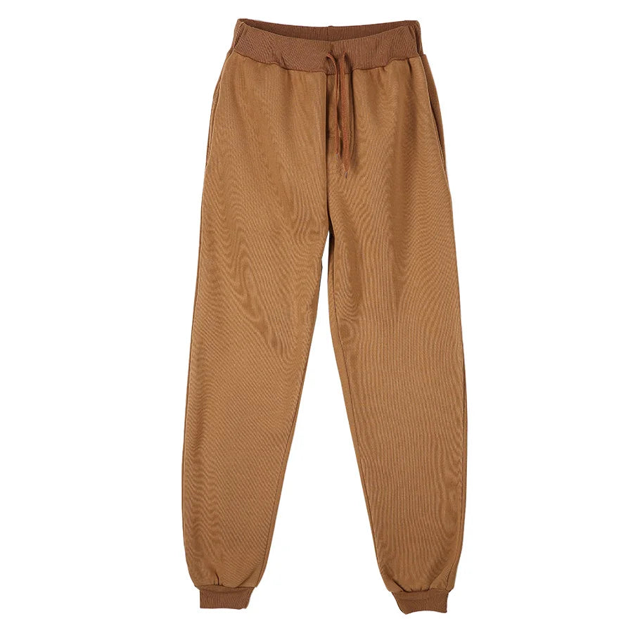 Full Length Drawstring Waist Casual Running Jogger Pants