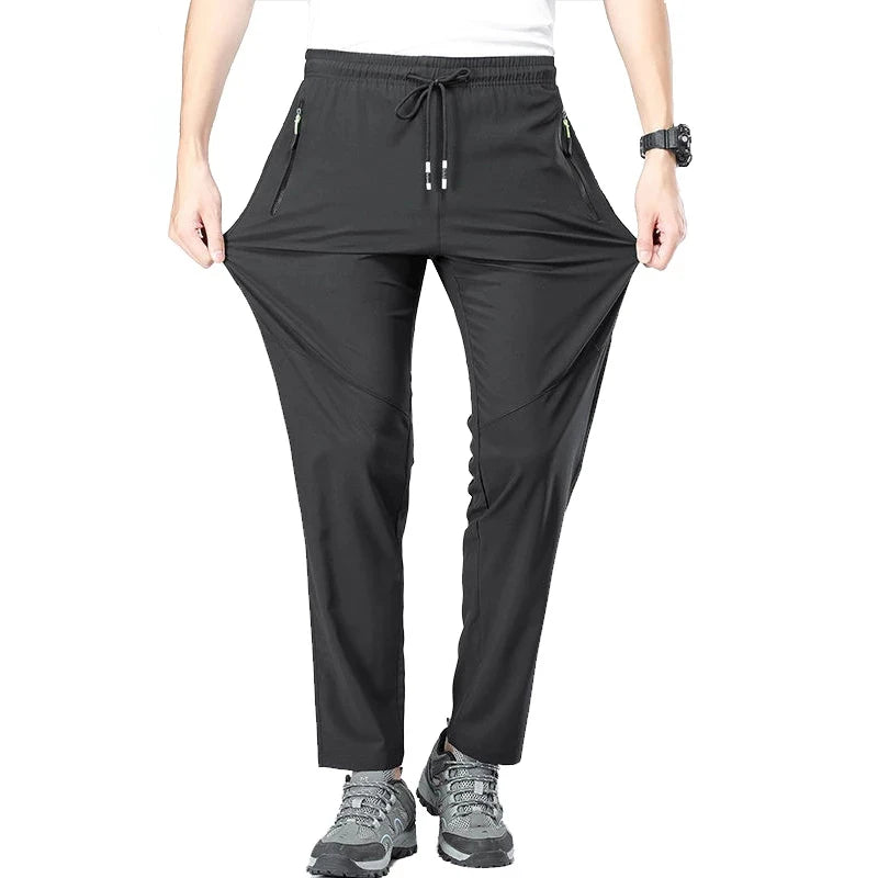 Unisex Drawstring Quick Dry Hiking Pants for Outdoor Wear