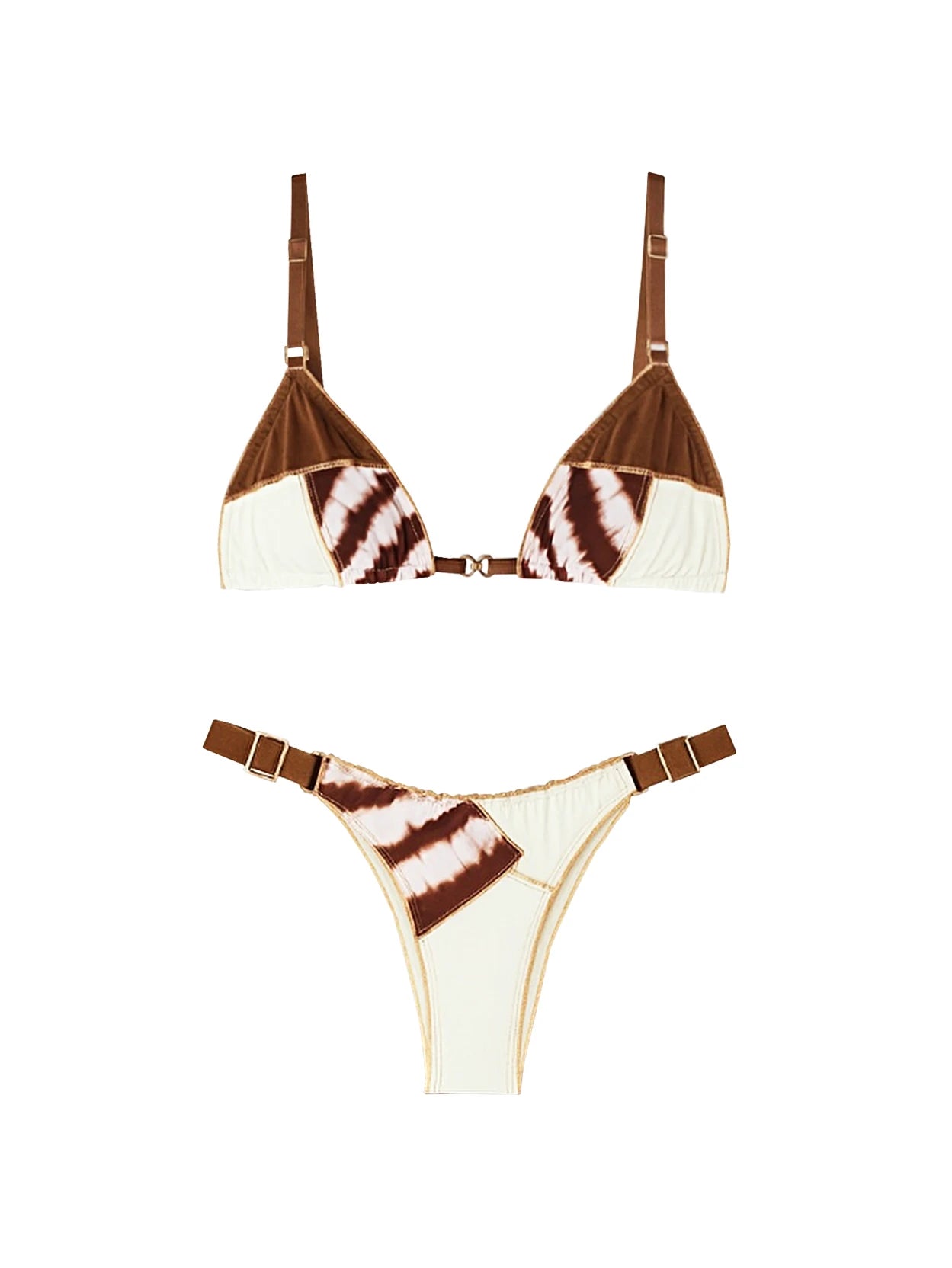 Printed Thong Bikini