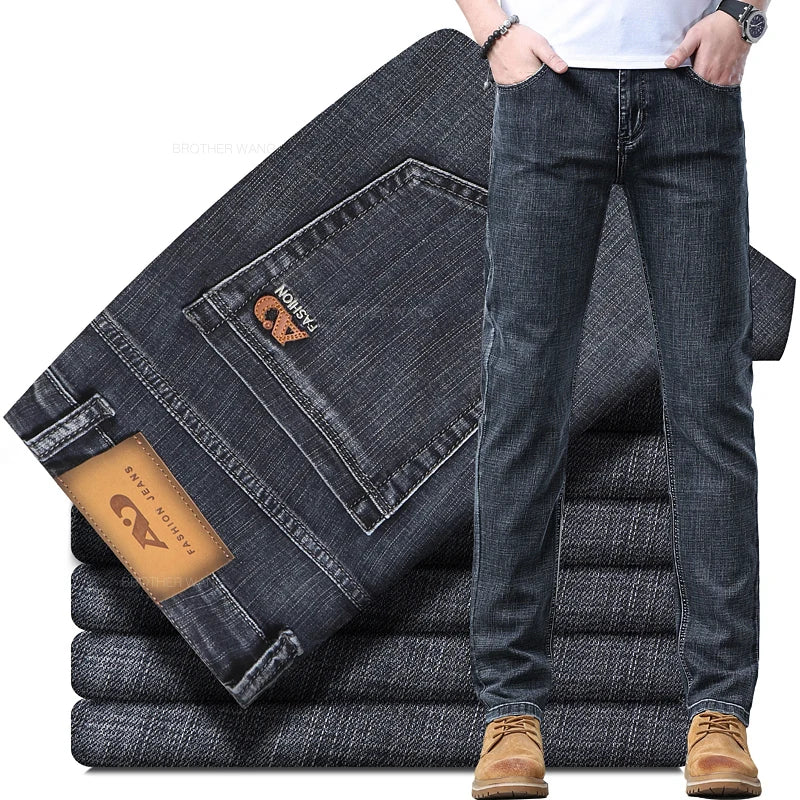 Men's Slim Fit Denim Jeans for Casual Everyday Wear