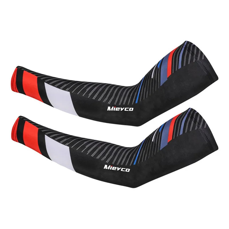 Icy Silk Sun Protection Arm Sleeves Cooling Breathable Outdoor Cycling Fishing Sports Sleeves