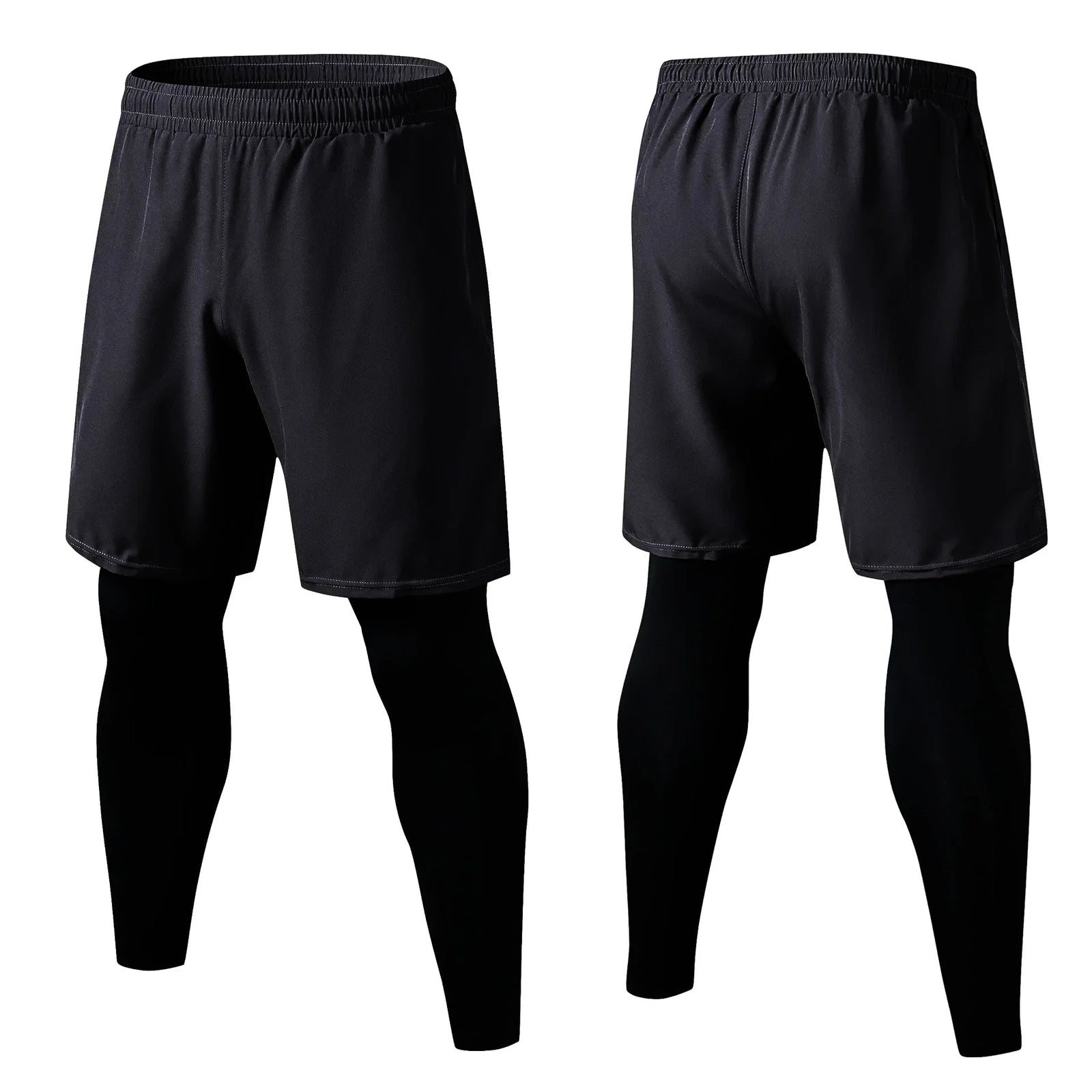 Men's Fitted Training Leggings for Gym and Running