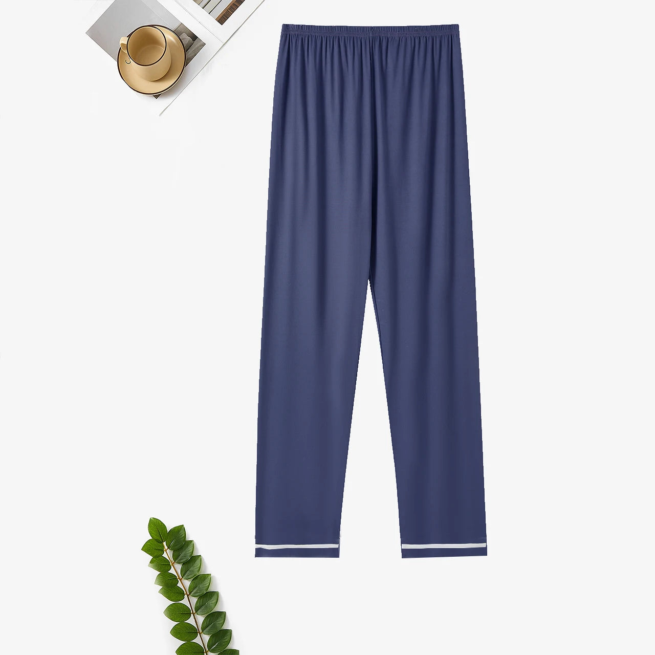 Men's Printed Elastic Waist Straight Leg Lounge Pajama Pants
