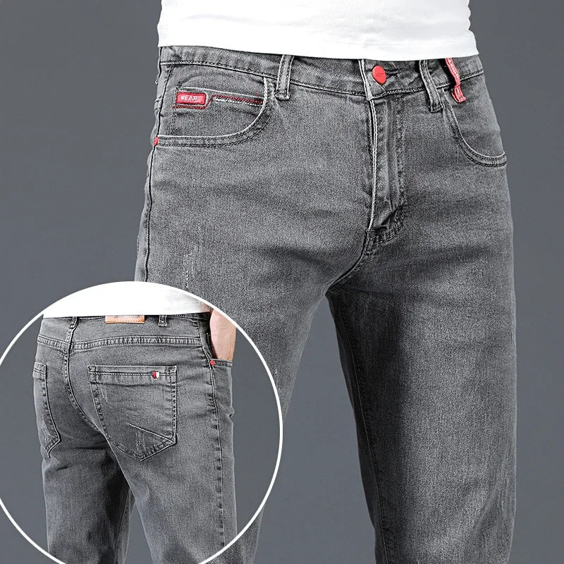 Men's Slim Fit Denim Jeans for Casual Everyday Wear