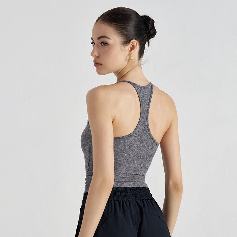 Women's Scoop Neck Racerback Tank Top