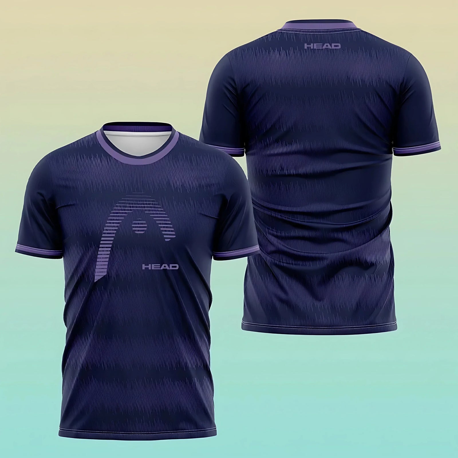 Tennis Graphic Short Sleeve Crew Neck Sports T Shirt