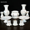 Chinese White Ceramics Incense Burner Ornaments Home Feng Shui Small Buddha Hall Worship Decoration Buddhist Decor Accessories