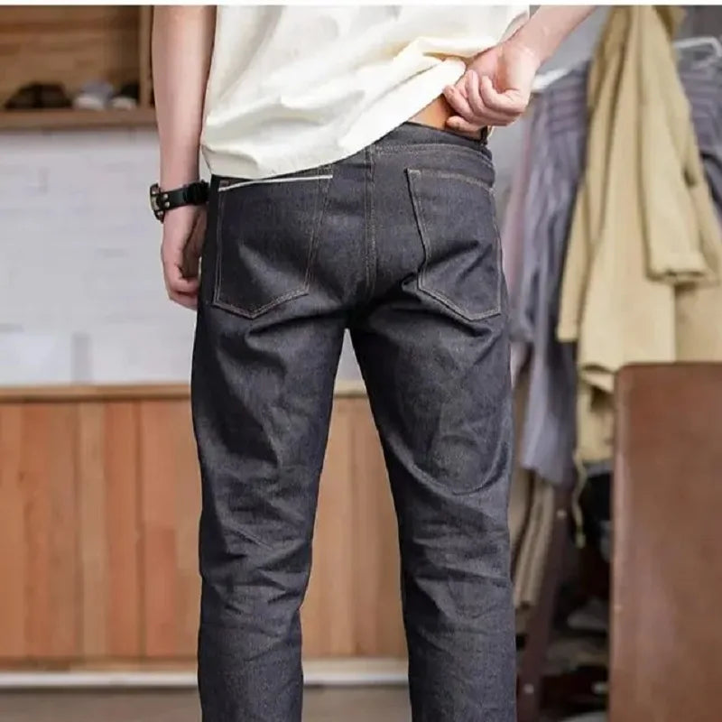 Men's Straight Leg Denim Jeans for Casual Everyday Wear
