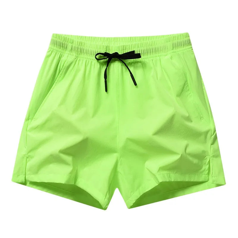 Men's Swim Shorts with Drawstring Waist and Pockets for Beach and Pool Wear