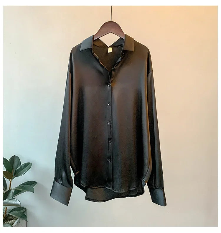 Women's Collared Long Sleeve Shirt