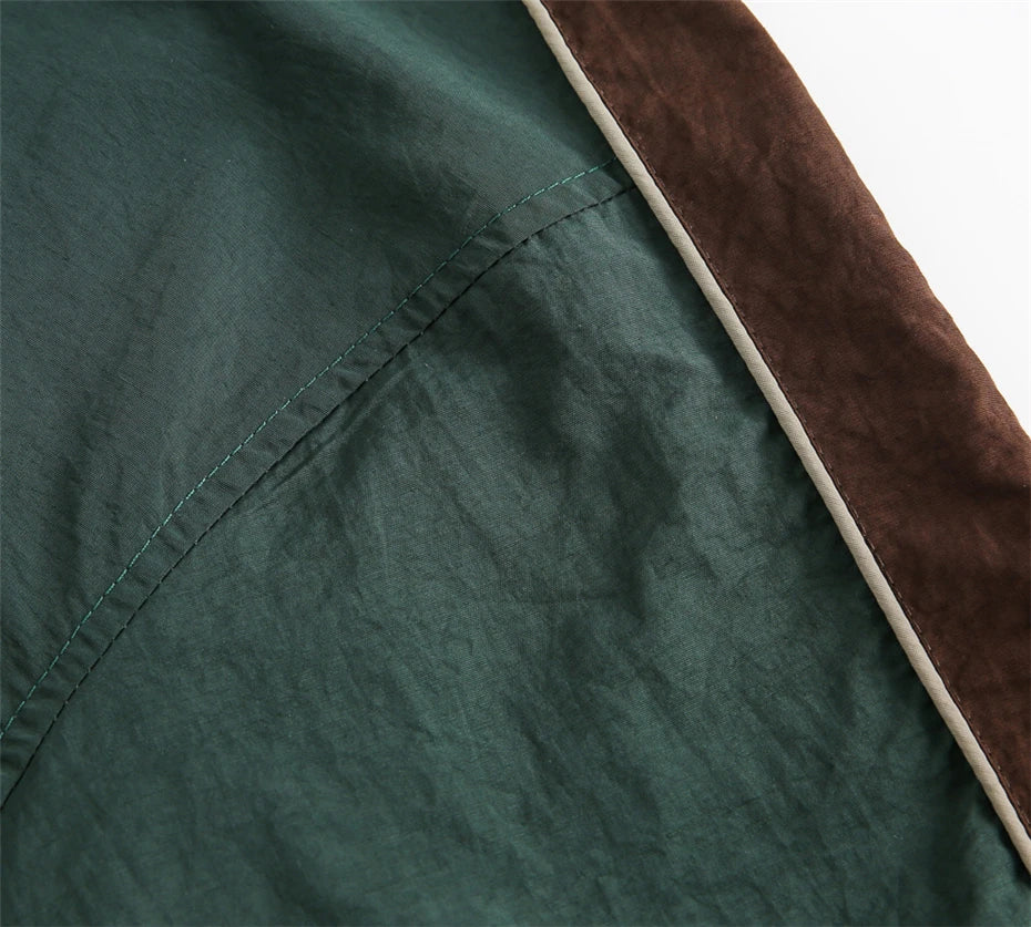 Color Block Long Sleeve Casual Streetwear Racing Style Jacket