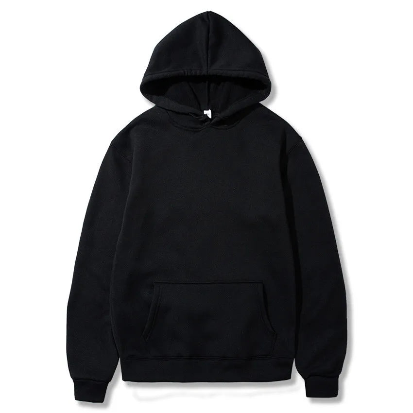 Long Sleeve Casual Hooded Sweatshirt with Relaxed Streetwear Styling
