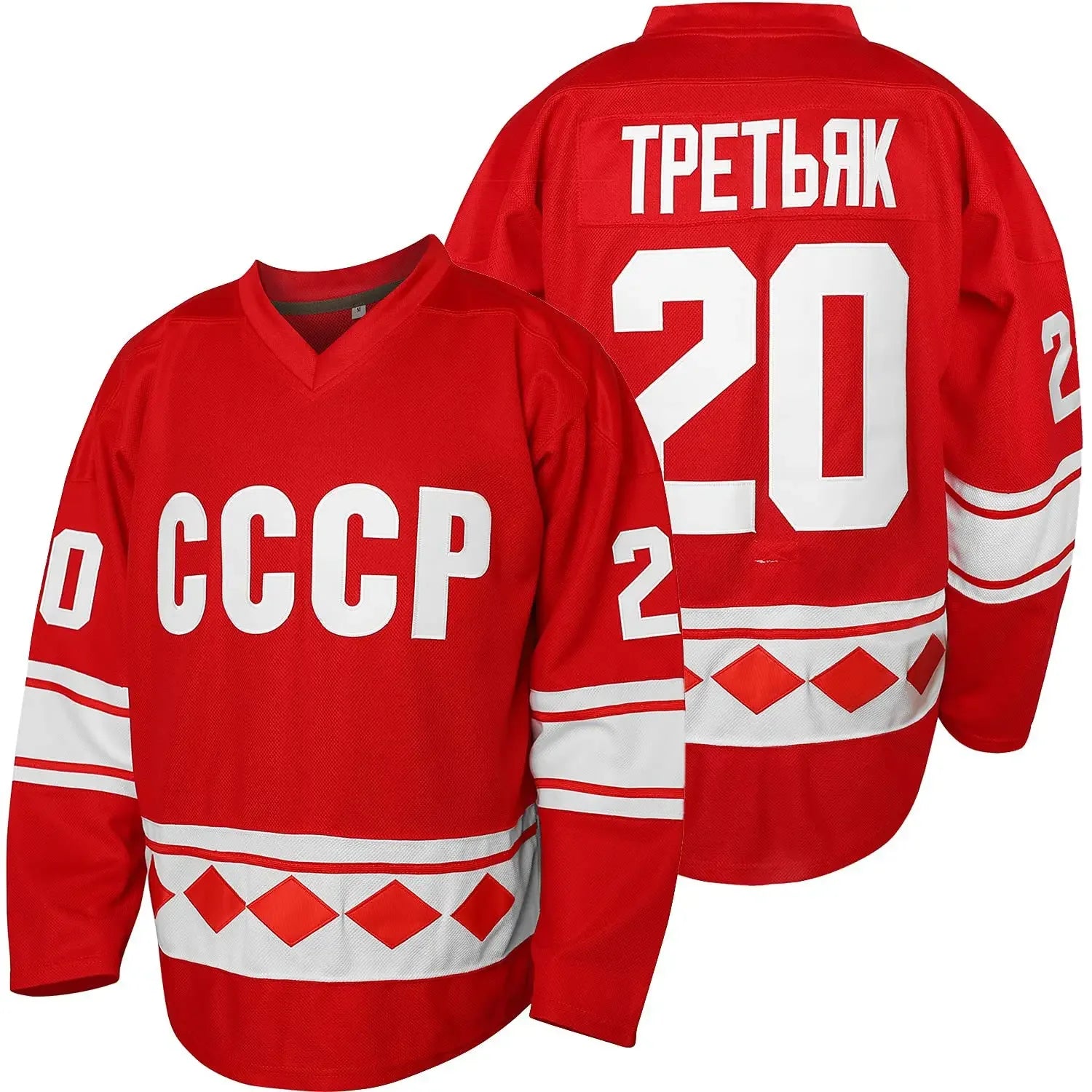 CCCP Player Number Graphic Long Sleeve Jersey For Sports Outfits