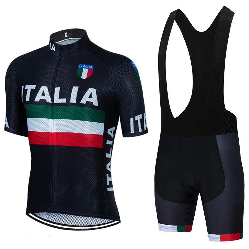Men's Cycling Jersey and Shorts with Separate and Outfit Set Options