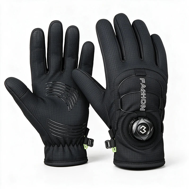 Full Finger Cycling Gloves with Adjustable Wrist Closure