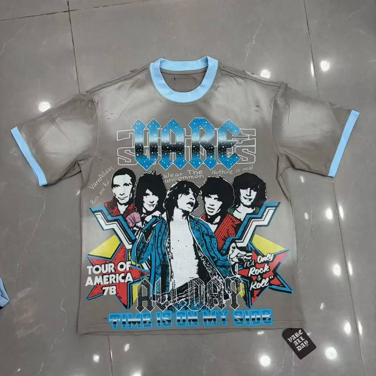 Graphic Crew Neck Short Sleeve Casual Pullover T Shirt
