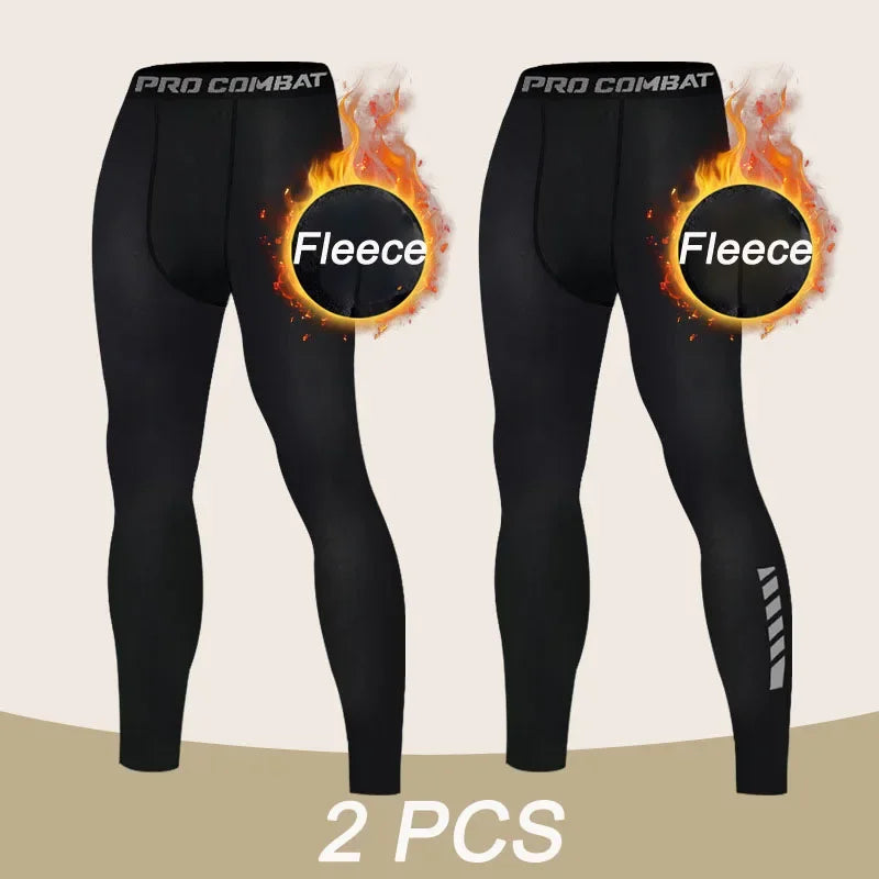 Full Length Fitted Compression Leggings with Original Pack Options