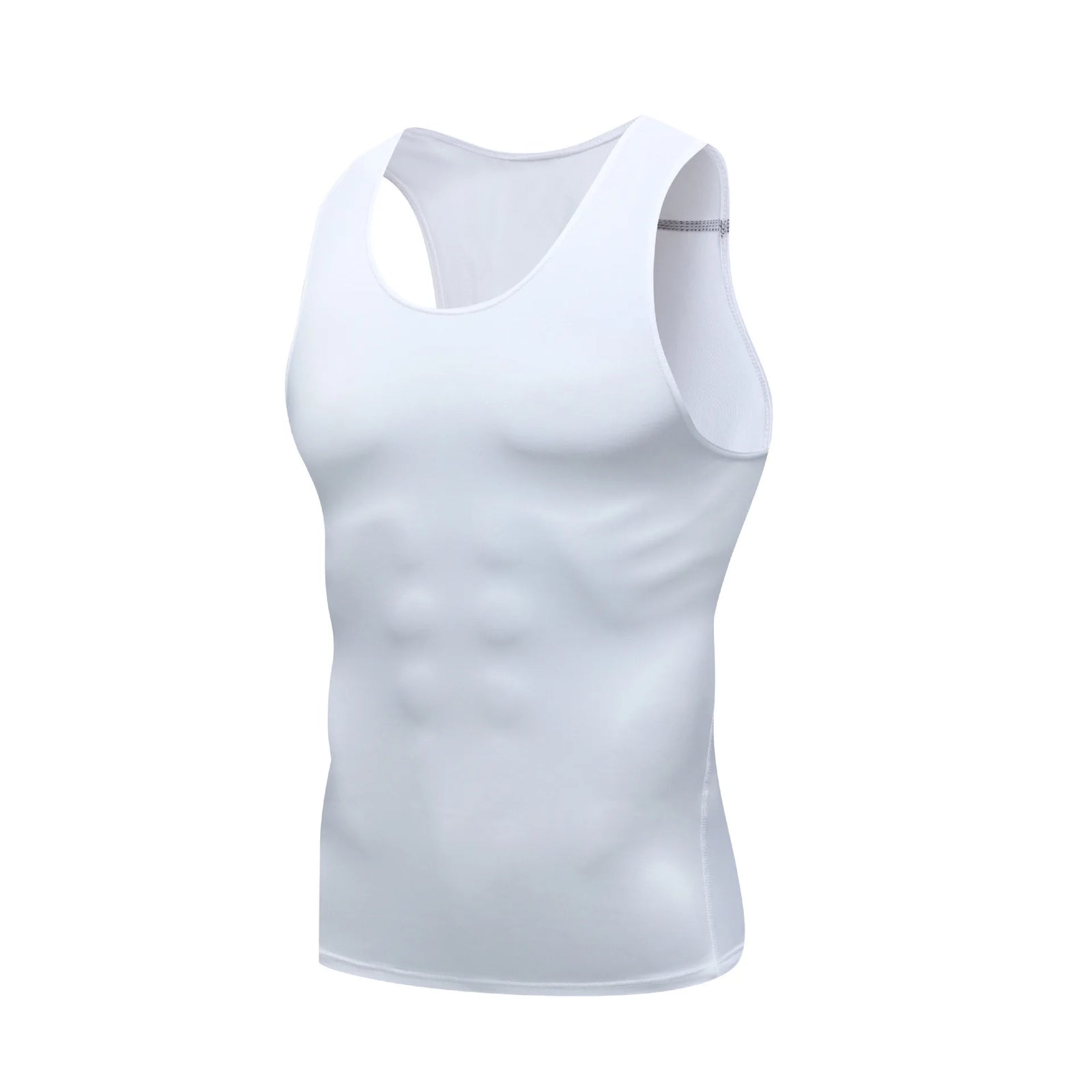 Fitted Crew Neck Short Sleeve Compression T Shirt