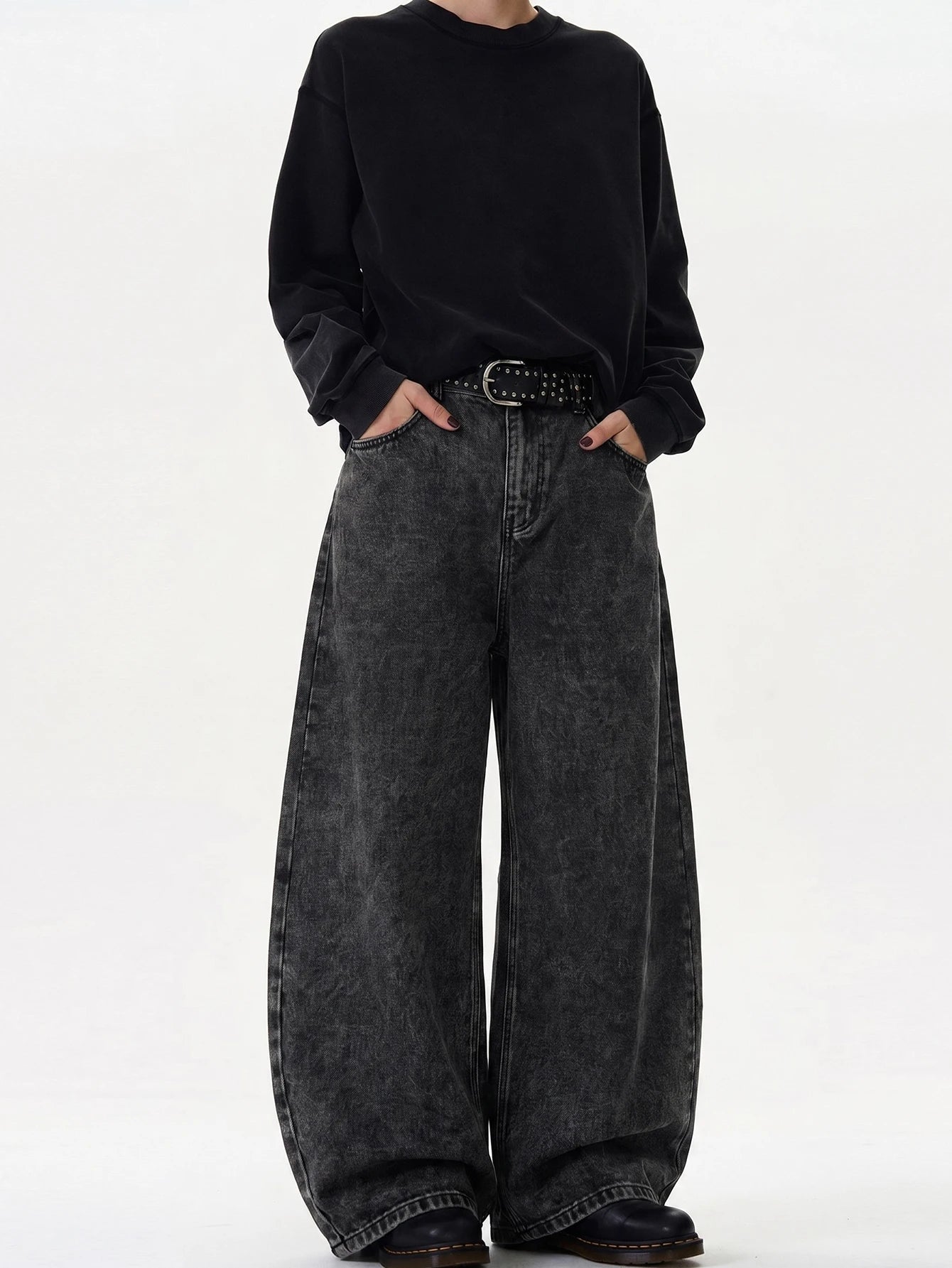 Men's Wide Leg Denim Jeans for Casual Everyday Wear