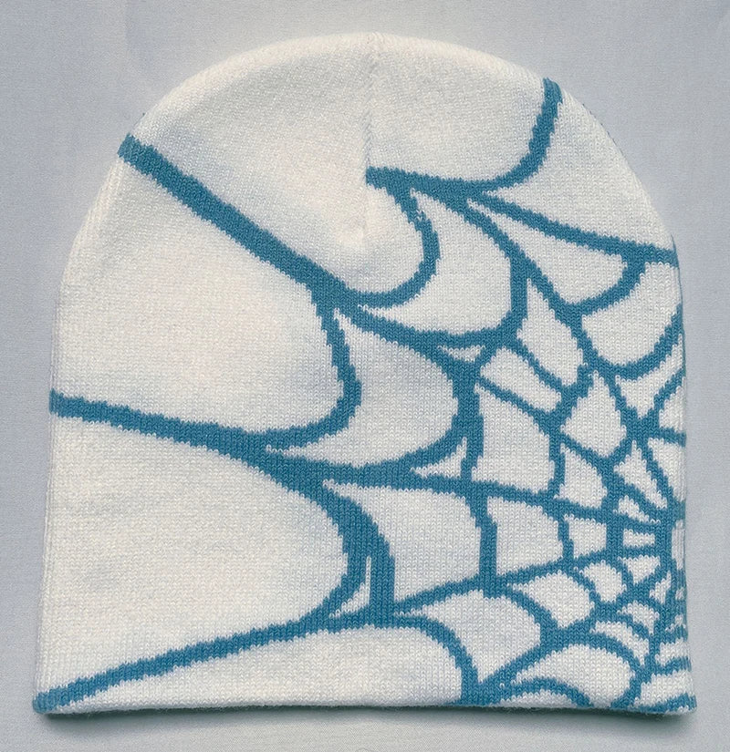 Letter Pattern Knit Beanie with Colorful Graphic Design